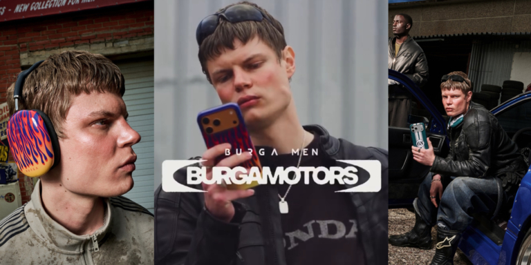 Anton Kundrus para BURGA MEN - Un modelo edgy se une a los accesorios tech